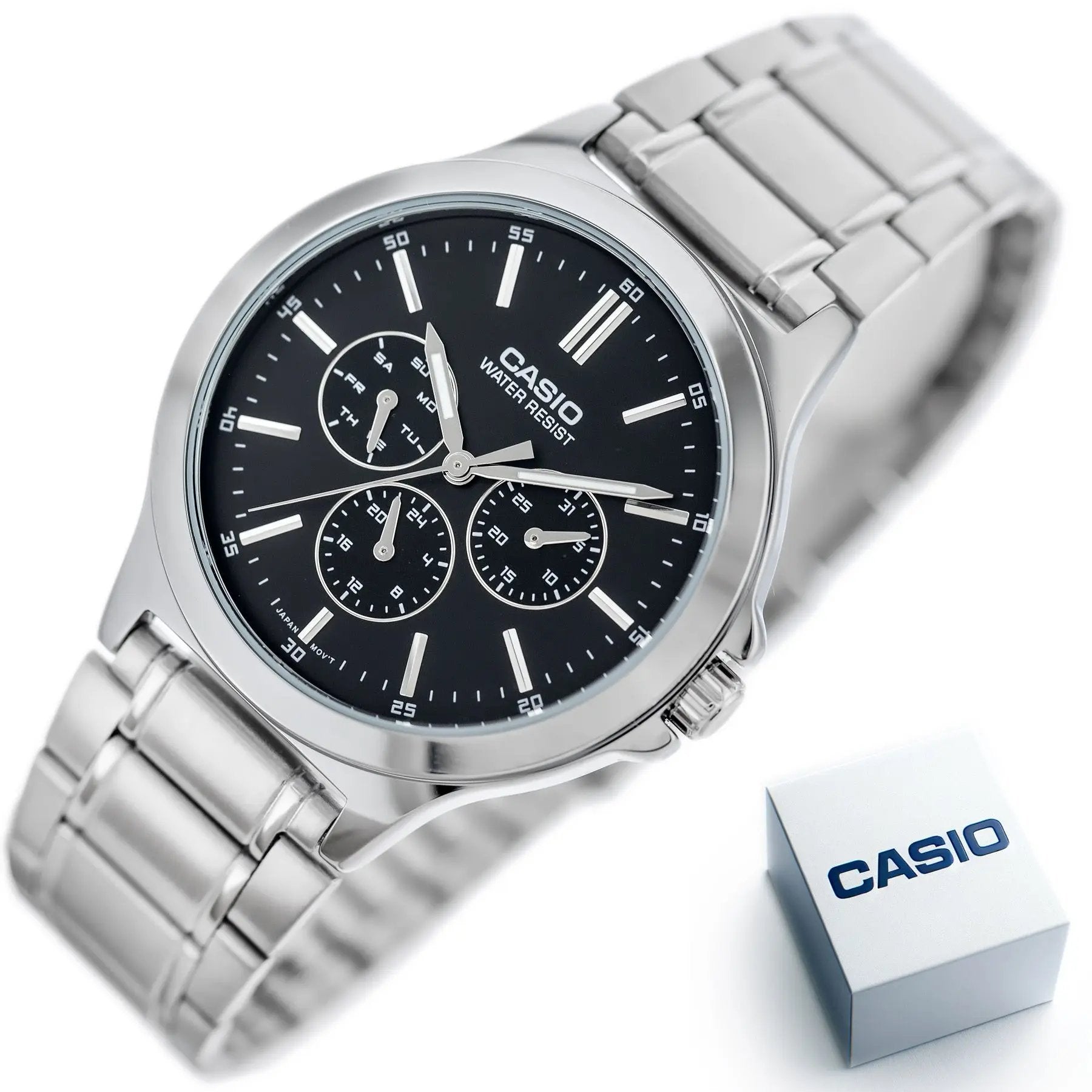 ZEGAREK MĘSKI CASIO MTP-V300D-1A + BOX ZEGAREK MĘSKI CASIO MTP-V300D-1A + BOX - Lorence 4549526132568