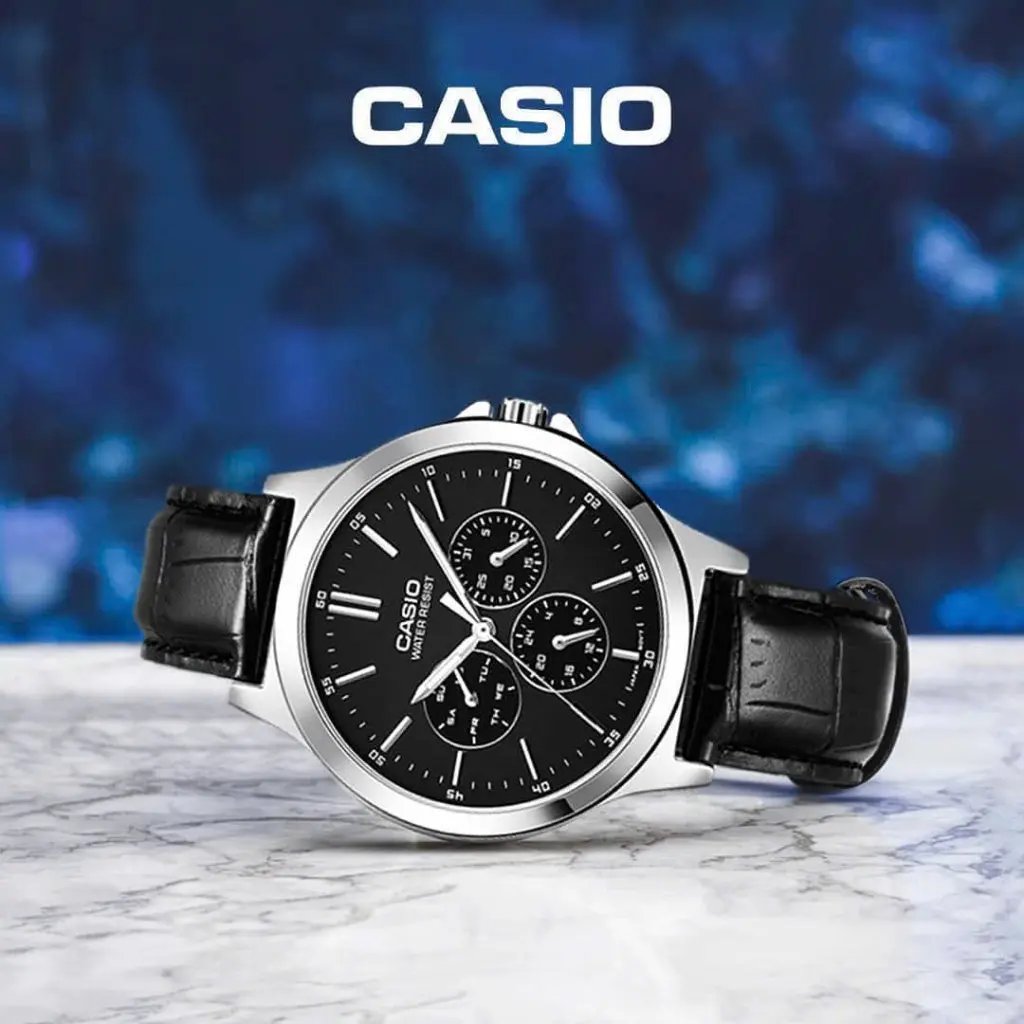 ZEGAREK MĘSKI CASIO MTP-V300L-1A (zd085b) + BOX ZEGAREK MĘSKI CASIO MTP-V300L-1A (zd085b) + BOX - Lorence 4549526132612