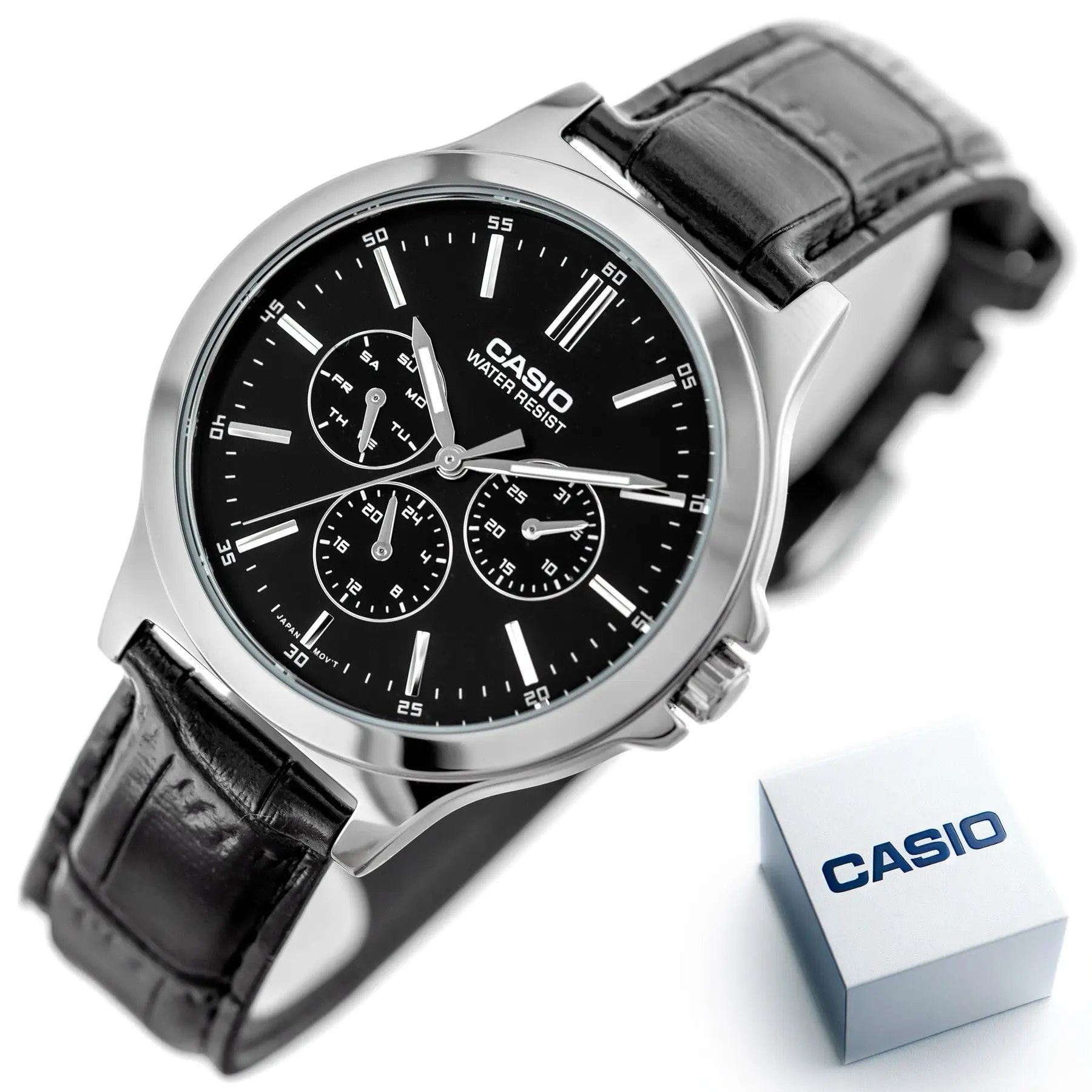 ZEGAREK MĘSKI CASIO MTP-V300L-1A (zd085b) + BOX ZEGAREK MĘSKI CASIO MTP-V300L-1A (zd085b) + BOX - Lorence 4549526132612