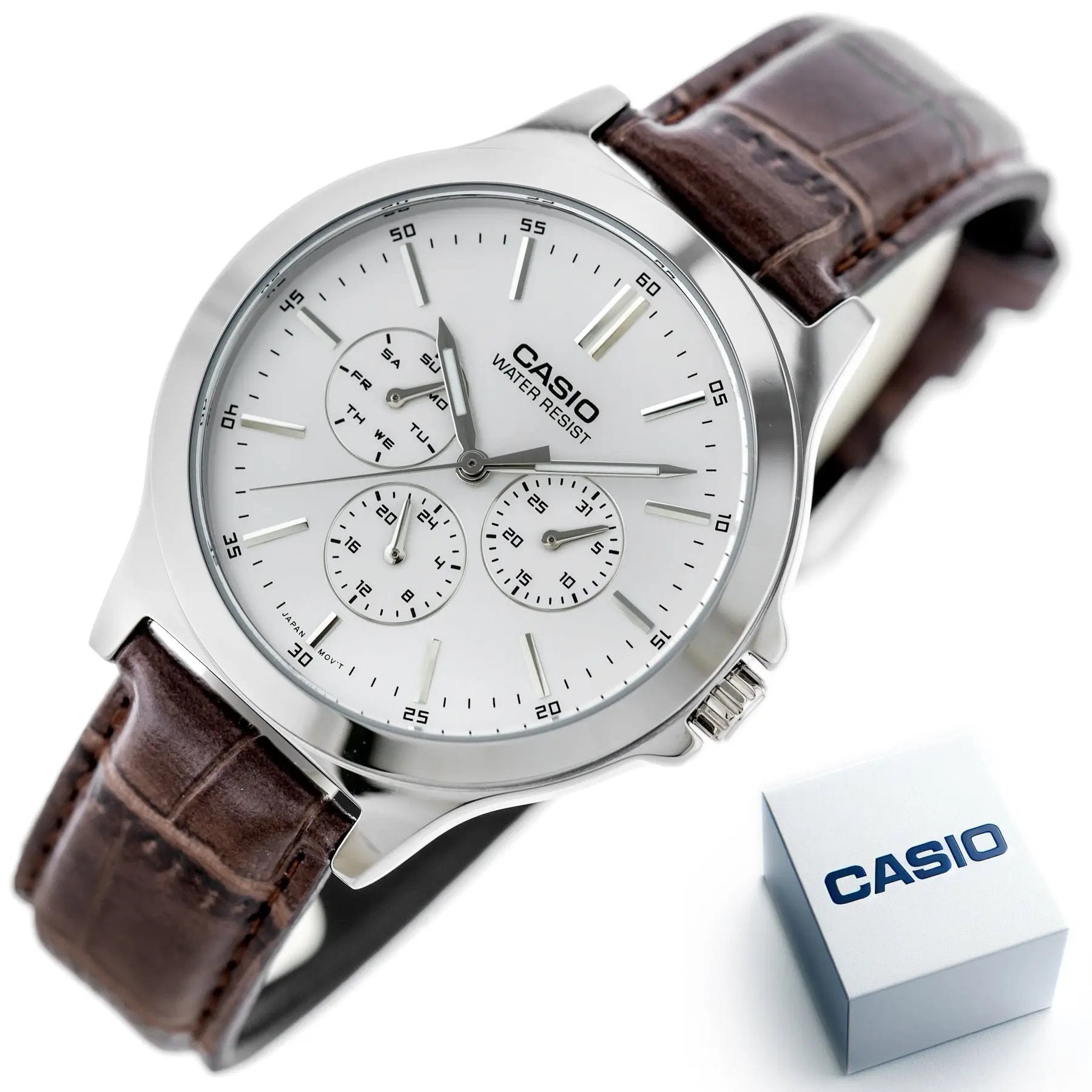 ZEGAREK MĘSKI CASIO MTP-V300L-7A (zd085c) + BOX ZEGAREK MĘSKI CASIO MTP-V300L-7A (zd085c) + BOX - Lorence 4549526132629