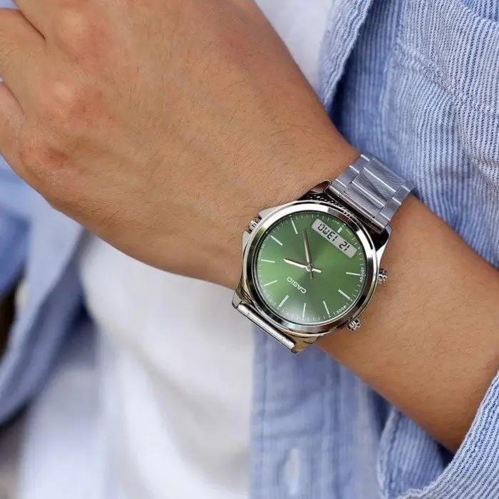 ZEGAREK MĘSKI CASIO MTP-VC01D-3E+ BOX (zd239b) ZEGAREK MĘSKI CASIO MTP-VC01D-3E+ BOX (zd239b) - Lorence 4549526309953