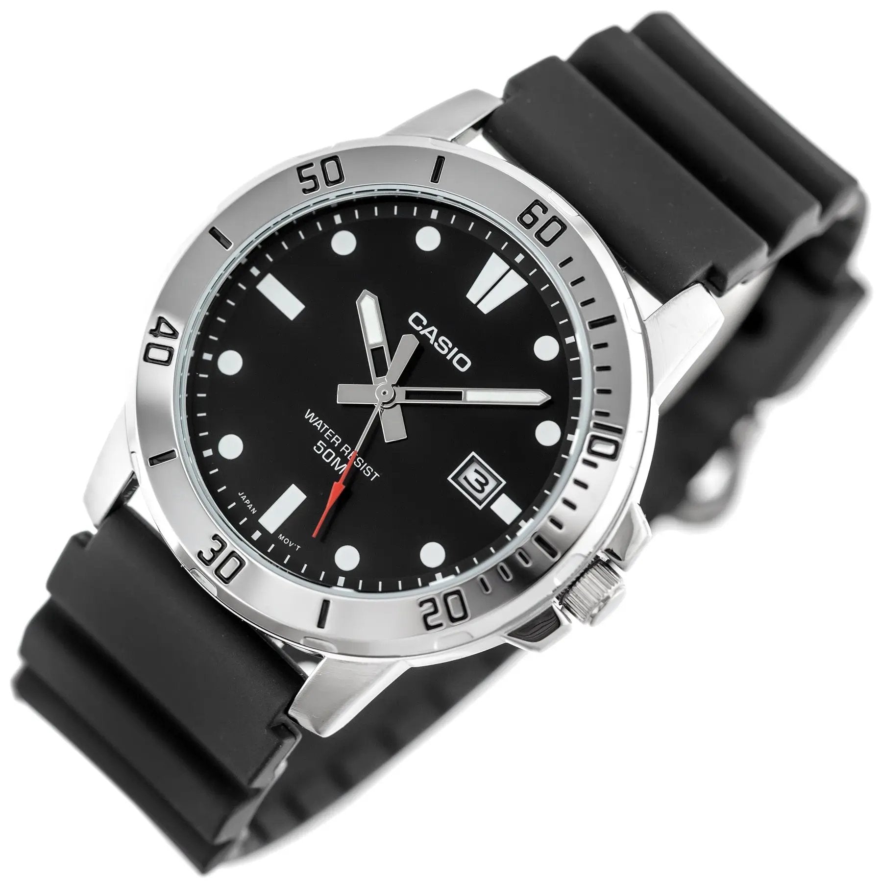 ZEGAREK MĘSKI CASIO MTP-VD01-1E (zd169g) + BOX ZEGAREK MĘSKI CASIO MTP-VD01-1E (zd169g) + BOX - Lorence 4549526348723