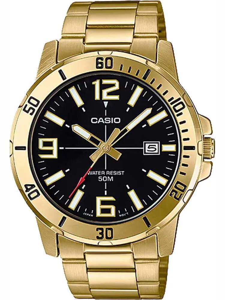 ZEGAREK MĘSKI CASIO MTP-VD01G-1B + BOX ZEGAREK MĘSKI CASIO MTP-VD01G-1B + BOX - Lorence 4549526186684