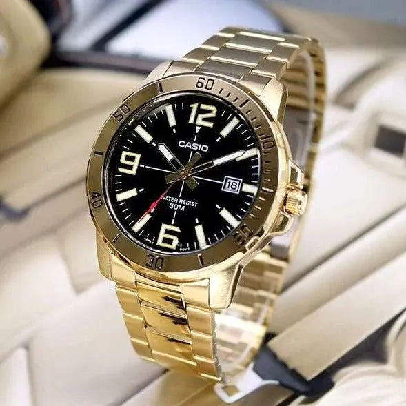 ZEGAREK MĘSKI CASIO MTP-VD01G-1B + BOX ZEGAREK MĘSKI CASIO MTP-VD01G-1B + BOX - Lorence 4549526186684