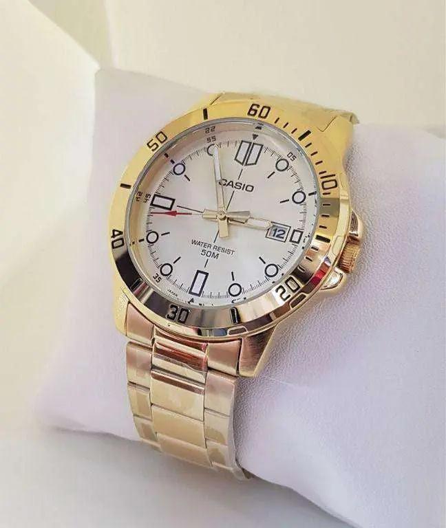 ZEGAREK MĘSKI CASIO MTP-VD01G-9E (zd185d) + BOX ZEGAREK MĘSKI CASIO MTP-VD01G-9E (zd185d) + BOX - Lorence 4549526186691