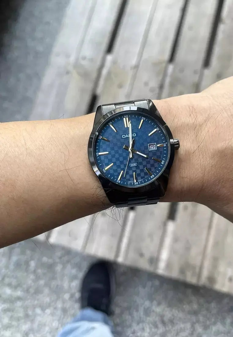 ZEGAREK MĘSKI CASIO MTP-VD03B-2A + BOX ZEGAREK MĘSKI CASIO MTP-VD03B-2A + BOX - Lorence 4549526371721