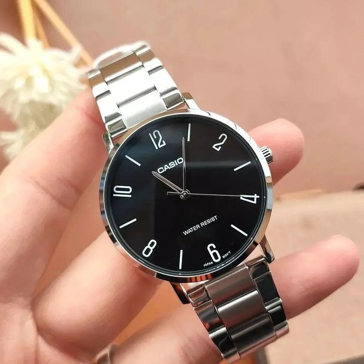 ZEGAREK MĘSKI CASIO  MTP-VT01D-1B2 (zd165i) + BOX ZEGAREK MĘSKI CASIO  MTP-VT01D-1B2 (zd165i) + BOX - Lorence 4549526285097