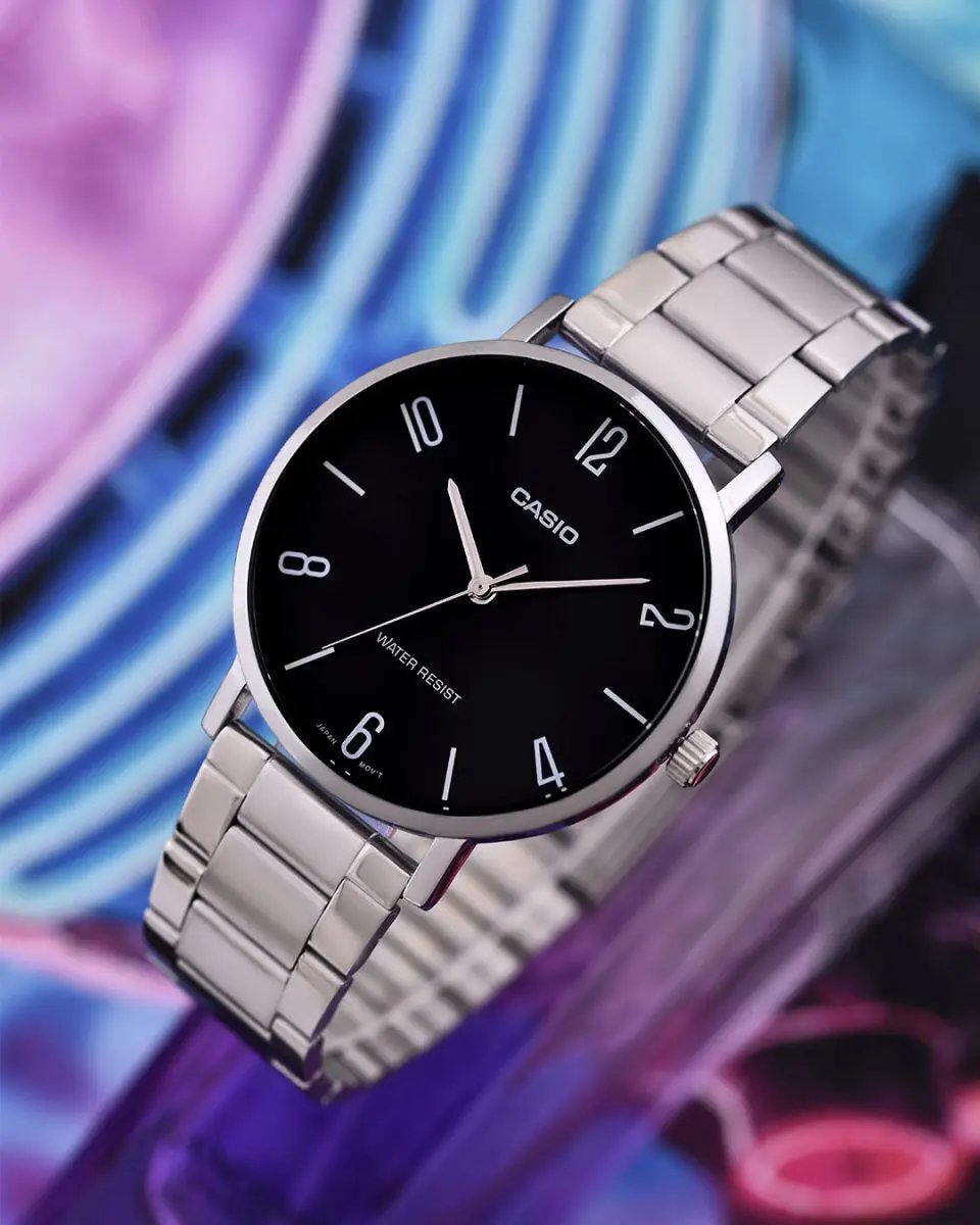 ZEGAREK MĘSKI CASIO  MTP-VT01D-1B2 (zd165i) + BOX ZEGAREK MĘSKI CASIO  MTP-VT01D-1B2 (zd165i) + BOX - Lorence 4549526285097