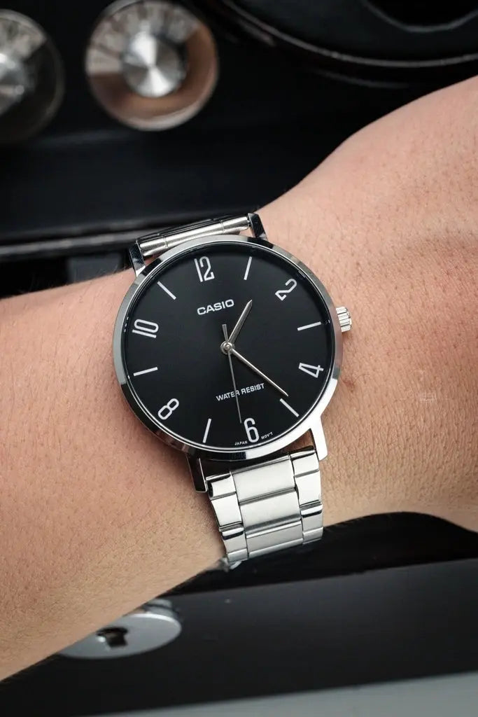 ZEGAREK MĘSKI CASIO  MTP-VT01D-1B2 (zd165i) + BOX ZEGAREK MĘSKI CASIO  MTP-VT01D-1B2 (zd165i) + BOX - Lorence 4549526285097