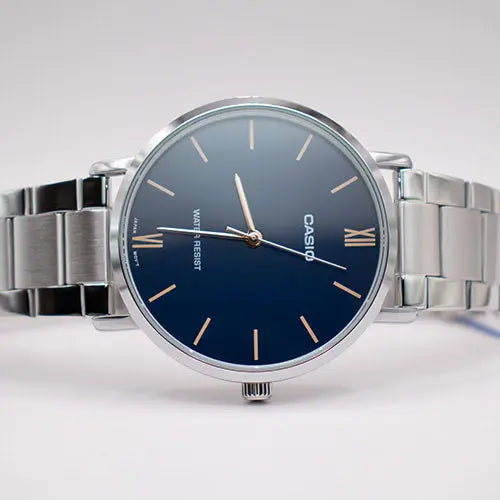 ZEGAREK MĘSKI CASIO MTP-VT01D-2B (zd165n) + BOX ZEGAREK MĘSKI CASIO MTP-VT01D-2B (zd165n) + BOX - Lorence 4549526214509