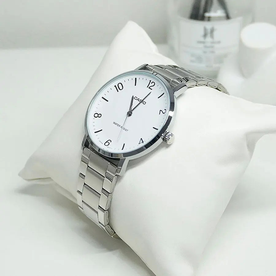 ZEGAREK MĘSKI CASIO  MTP-VT03D-7B + BOX ZEGAREK MĘSKI CASIO  MTP-VT03D-7B + BOX - Lorence 4549526399206