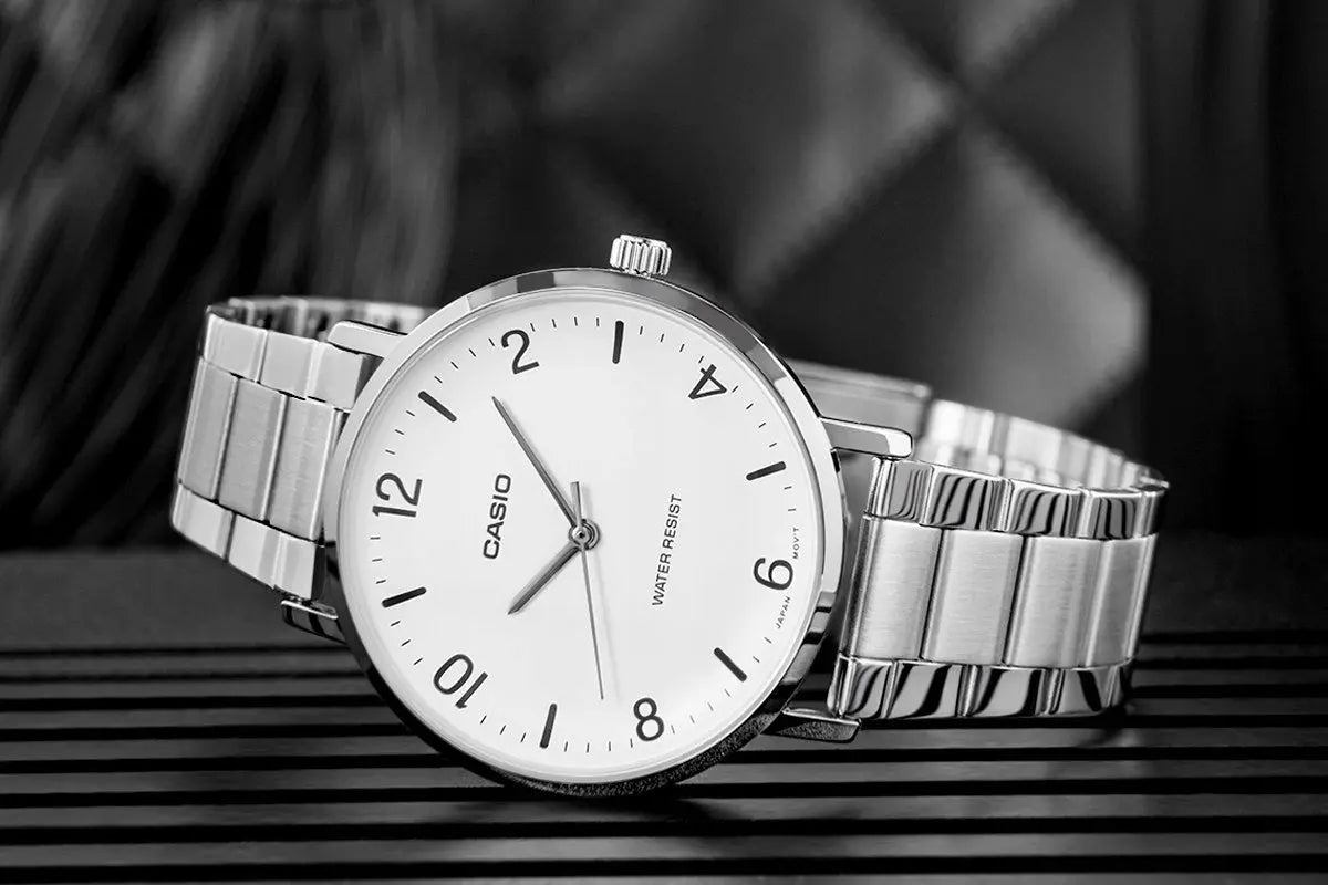 ZEGAREK MĘSKI CASIO  MTP-VT03D-7B + BOX ZEGAREK MĘSKI CASIO  MTP-VT03D-7B + BOX - Lorence 4549526399206