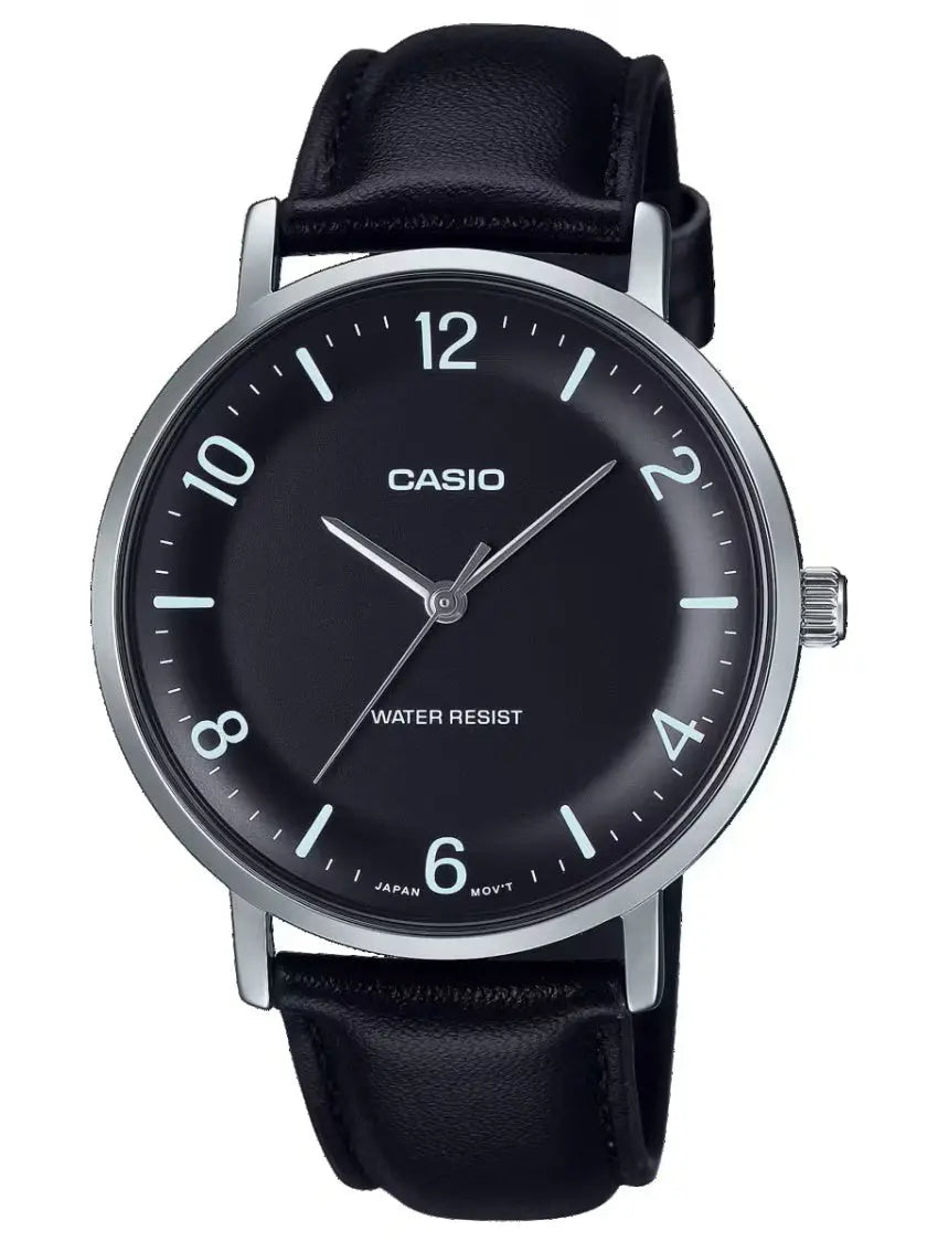 ZEGAREK MĘSKI CASIO  MTP-VT03L-1B + BOX ZEGAREK MĘSKI CASIO  MTP-VT03L-1B + BOX - Lorence 4549526399220