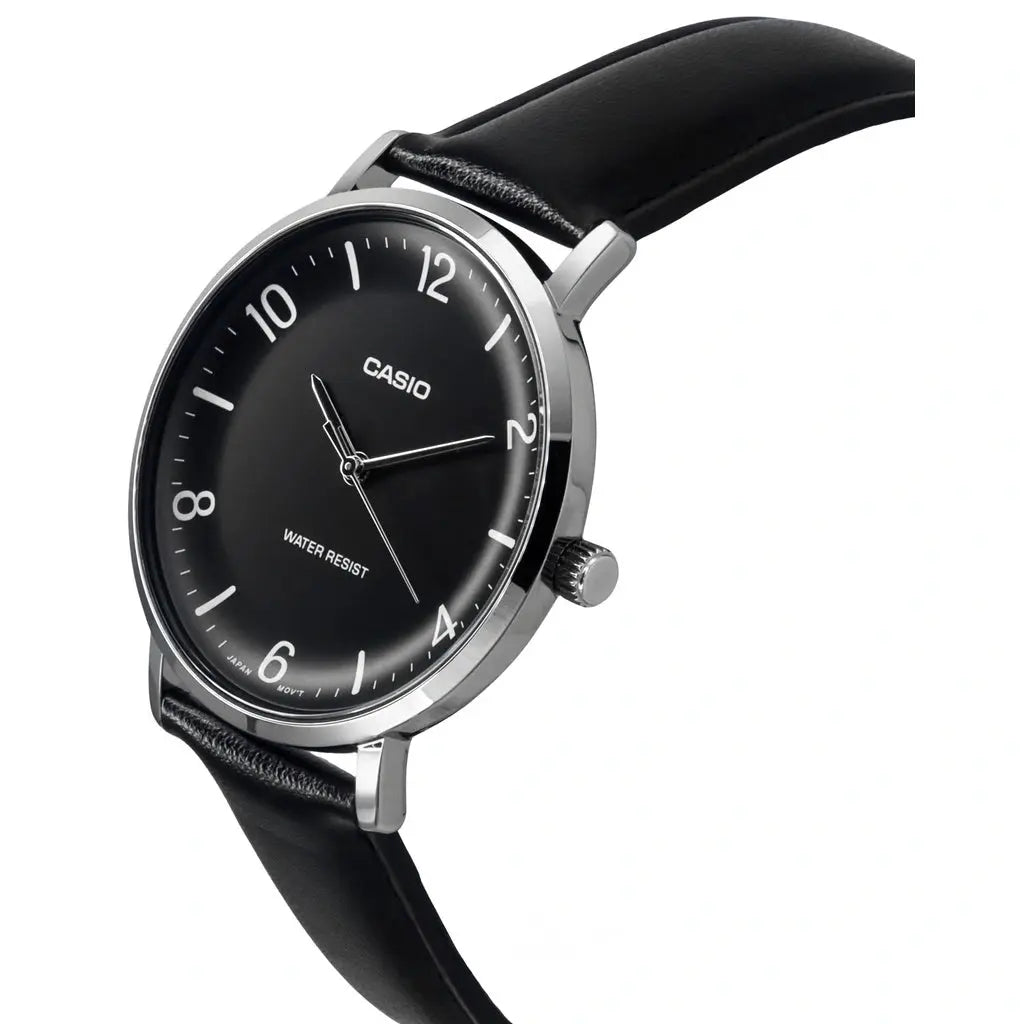 ZEGAREK MĘSKI CASIO  MTP-VT03L-1B + BOX ZEGAREK MĘSKI CASIO  MTP-VT03L-1B + BOX - Lorence 4549526399220