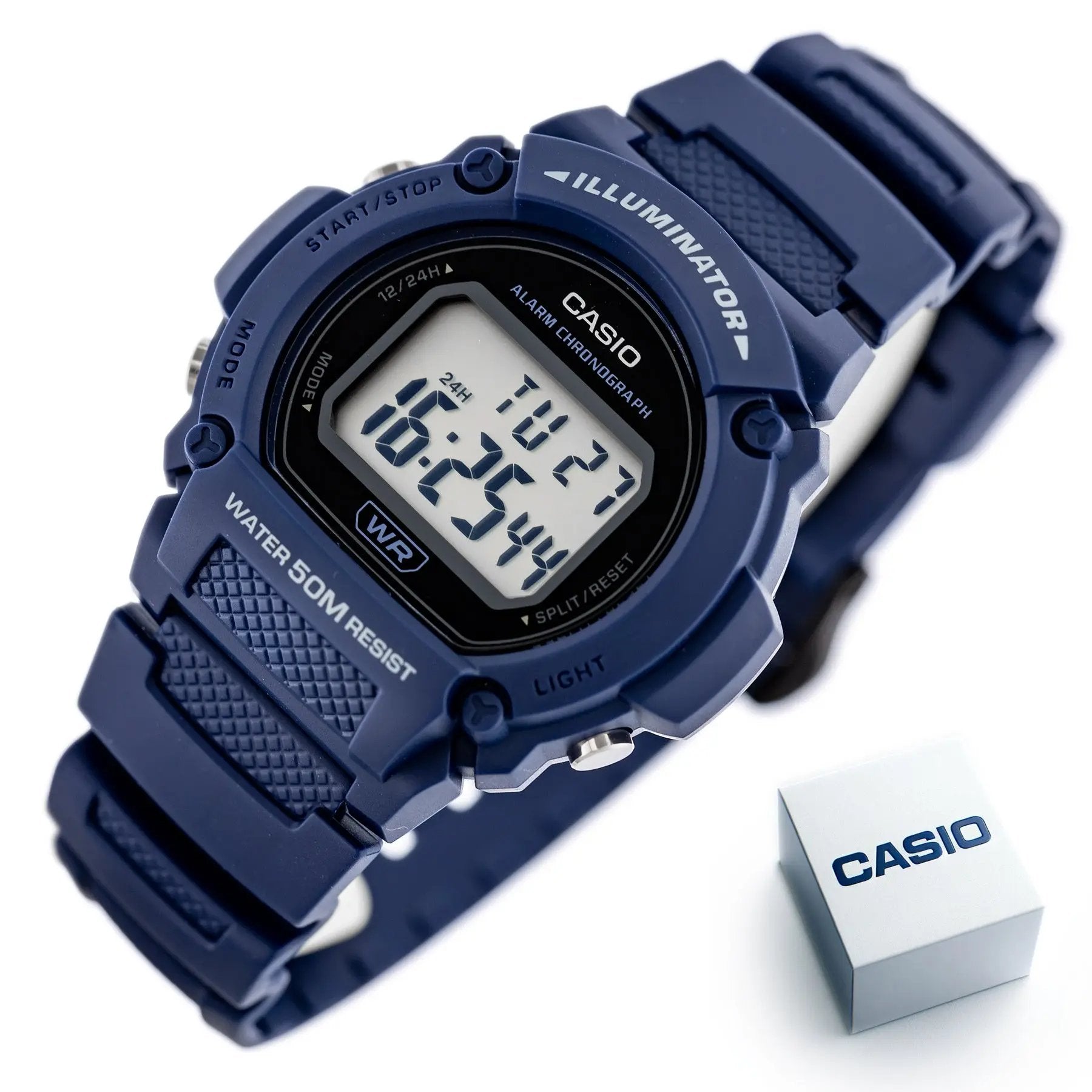 ZEGAREK MĘSKI CASIO  W-219H-2A + BOX ZEGAREK MĘSKI CASIO  W-219H-2A + BOX - Lorence 4549526294723
