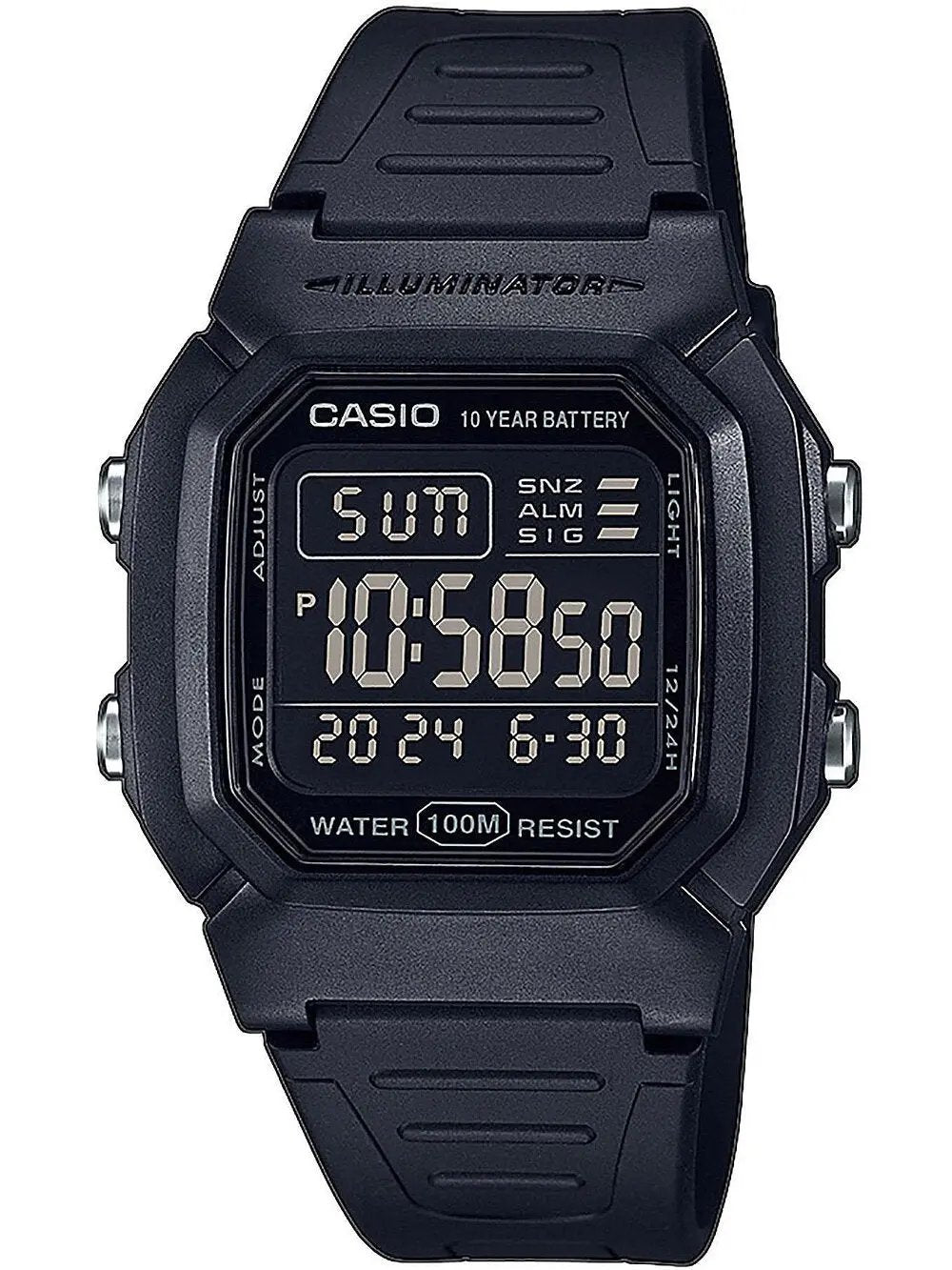ZEGAREK MĘSKI CASIO W-800H-1BVES KLASYKA + BOX ZEGAREK MĘSKI CASIO W-800H-1BVES KLASYKA + BOX - Lorence 4549526267796