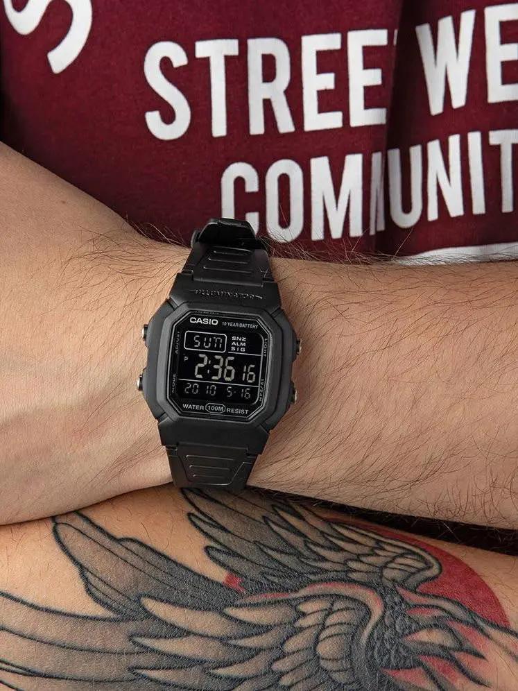 ZEGAREK MĘSKI CASIO W-800H-1BVES KLASYKA + BOX ZEGAREK MĘSKI CASIO W-800H-1BVES KLASYKA + BOX - Lorence 4549526267796