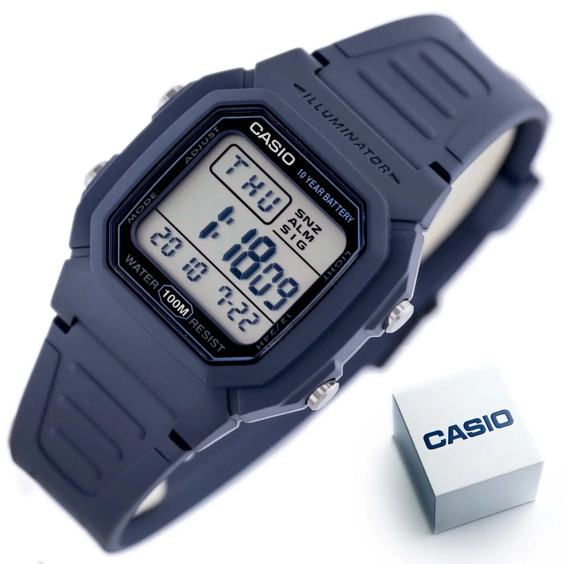 ZEGAREK MĘSKI CASIO W-800H-2A (zd100c) - KLASYKA + BOX ZEGAREK MĘSKI CASIO W-800H-2A (zd100c) - KLASYKA + BOX - Lorence 4549526365041