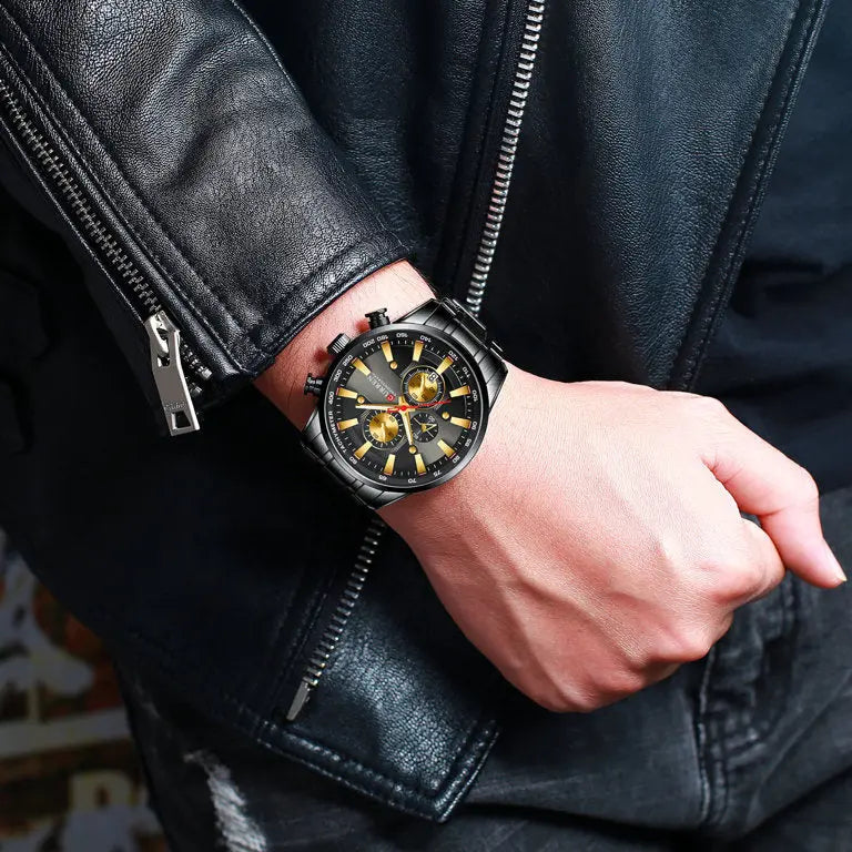 ZEGAREK MĘSKI CURREN 8351 (zc022c) CHRONOGRAF +BOX-4