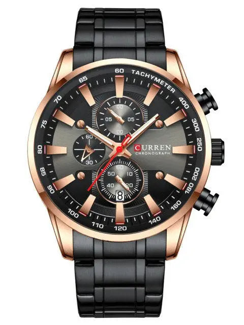 ZEGAREK MĘSKI CURREN 8351 (zc022d) CHRONOGRAF +BOX-1