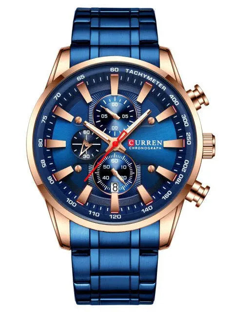 ZEGAREK MĘSKI CURREN 8351 (zc022e) CHRONOGRAF +BOX-1