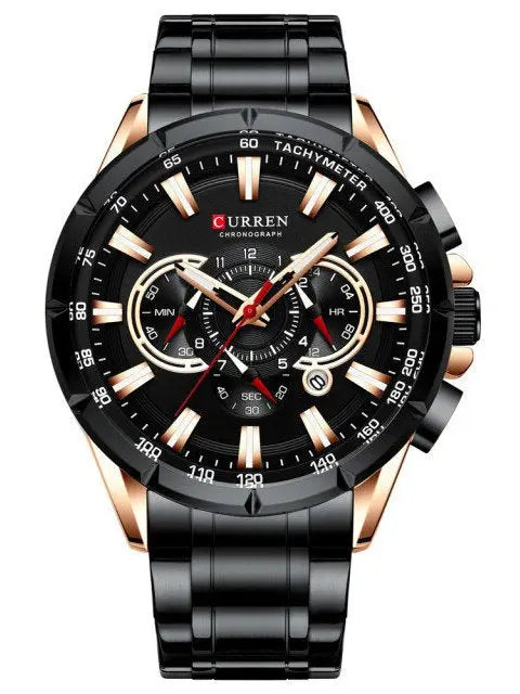 ZEGAREK MĘSKI CURREN 8363 (zc018c) - CHRONOGRAF-1