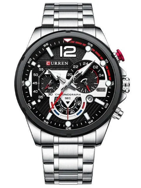ZEGAREK MĘSKI CURREN 8395 (zc019a) - CHRONOGRAF-1