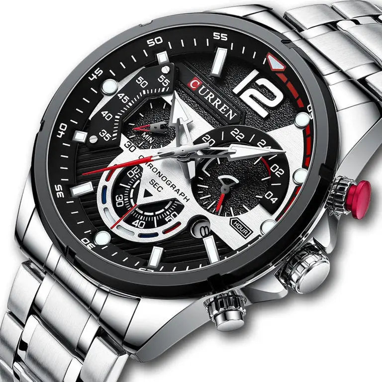 ZEGAREK MĘSKI CURREN 8395 (zc019a) - CHRONOGRAF-2