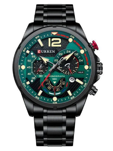 ZEGAREK MĘSKI CURREN 8395 (zc019c) - CHRONOGRAF-1