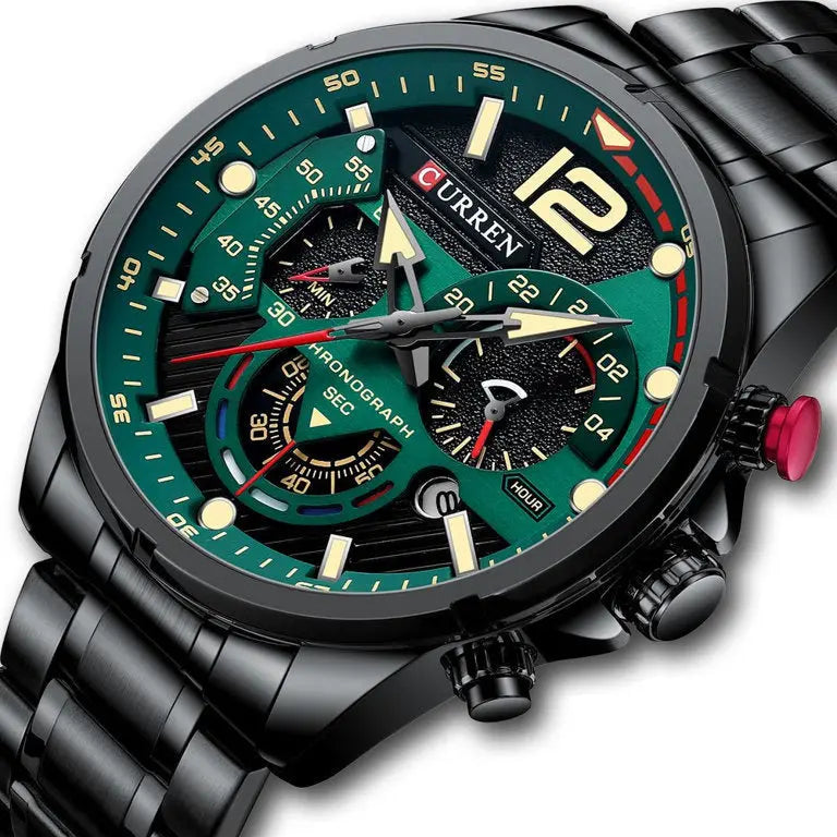 ZEGAREK MĘSKI CURREN 8395 (zc019c) - CHRONOGRAF-2