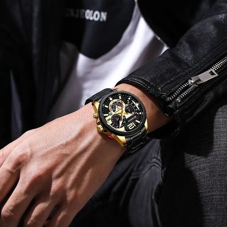 ZEGAREK MĘSKI CURREN 8395 (zc019d) - CHRONOGRAF-5