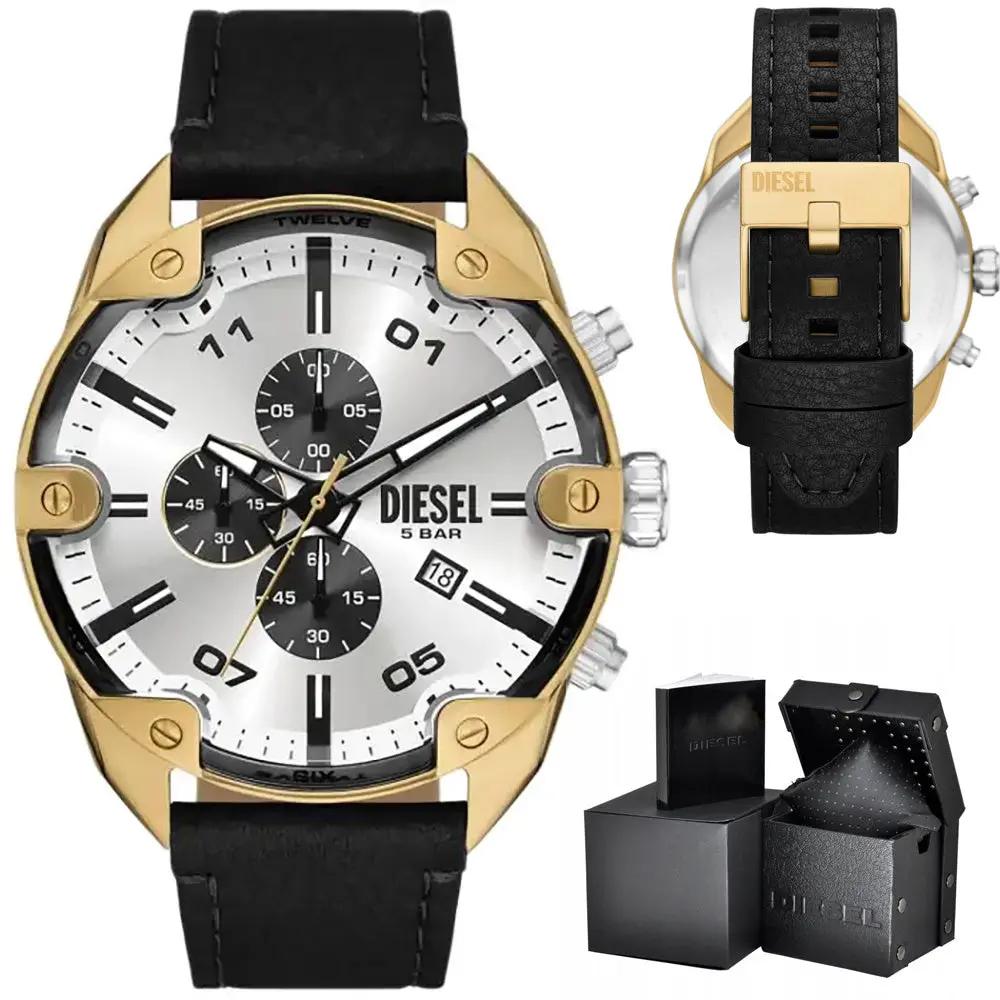 ZEGAREK MĘSKI DIESEL  Spiked Chronograph DZ4671 + BOX ZEGAREK MĘSKI DIESEL  Spiked Chronograph DZ4671 + BOX - Lorence 4064092305579