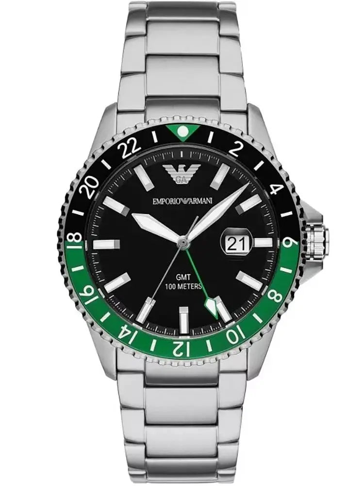 ZEGAREK MĘSKI EMPORIO ARMANI AR11589 - Diver GMT (zi112a) ZEGAREK MĘSKI EMPORIO ARMANI AR11589 - Diver GMT (zi112a) - Lorence 4064092263244