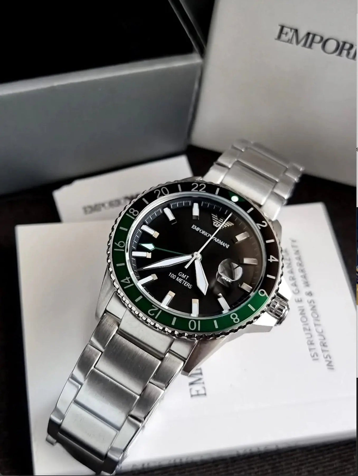 ZEGAREK MĘSKI EMPORIO ARMANI AR11589 - Diver GMT (zi112a) ZEGAREK MĘSKI EMPORIO ARMANI AR11589 - Diver GMT (zi112a) - Lorence 4064092263244