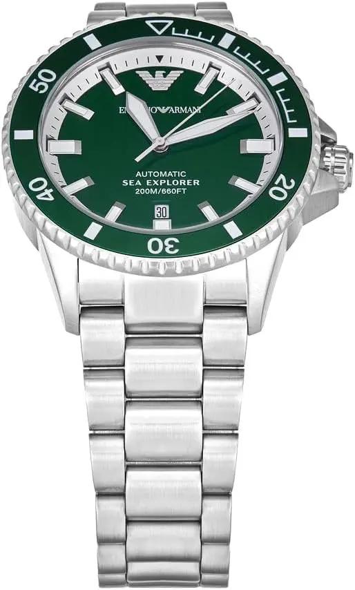 ZEGAREK MĘSKI EMPORIO ARMANI AR60080 Sea Explorer AUTOMATIC (zi110b) + BOX ZEGAREK MĘSKI EMPORIO ARMANI AR60080 Sea Explorer AUTOMATIC (zi110b) +  723763326575