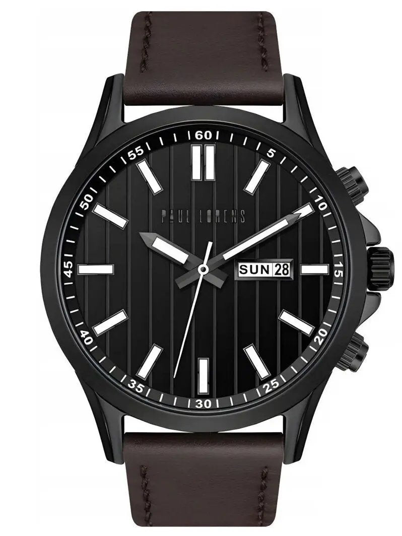ZEGAREK MĘSKI PAUL LORENS -  PL8071A3-1B2 (zg374d) + BOX ZEGAREK MĘSKI PAUL LORENS -  PL8071A3-1B2 (zg374d) + BOX - Lorence 5900148050484