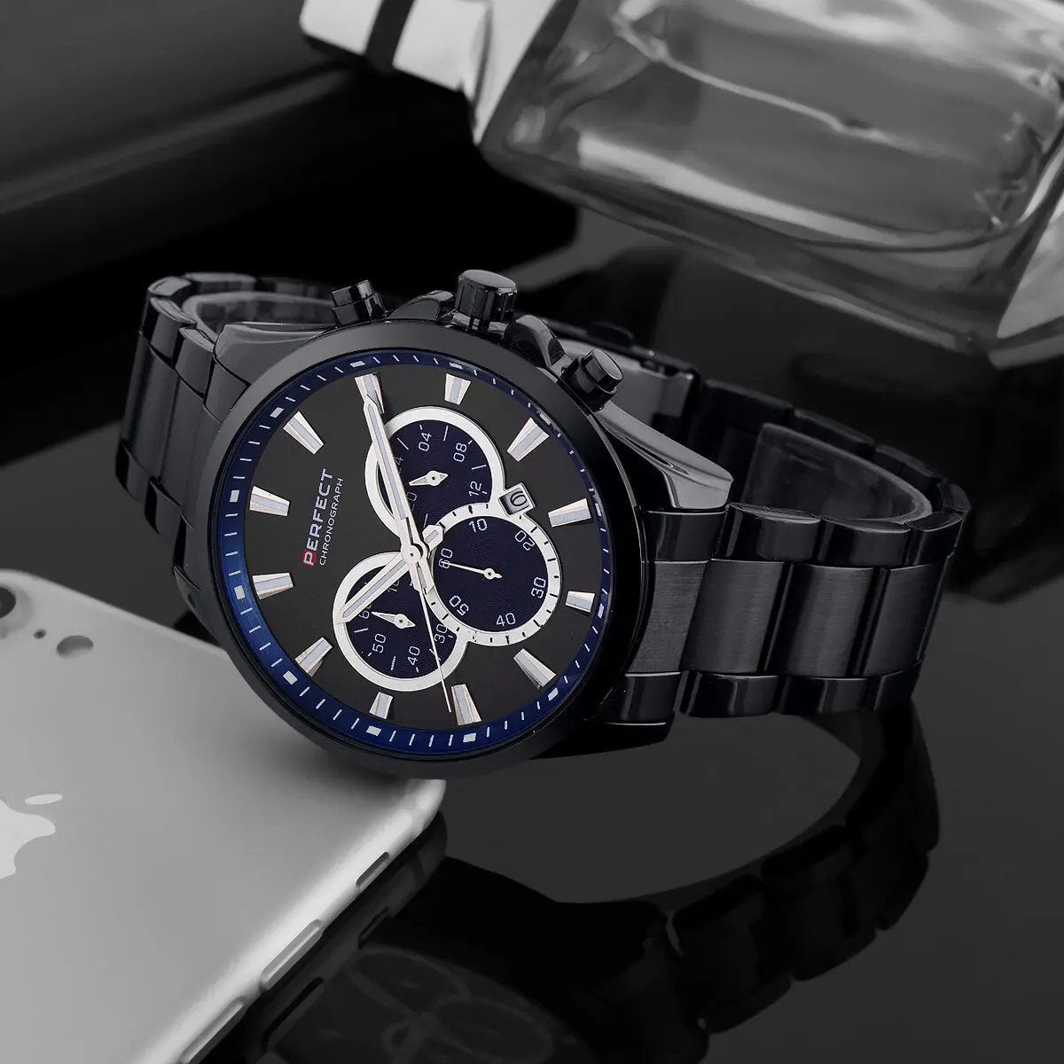 ZEGAREK MĘSKI PERFECT M510CH-03 - CHRONOGRAF (zp386c) + BOX ZEGAREK MĘSKI PERFECT M510CH-03 - CHRONOGRAF (zp386c) + BOX - Lorence 5905829001820