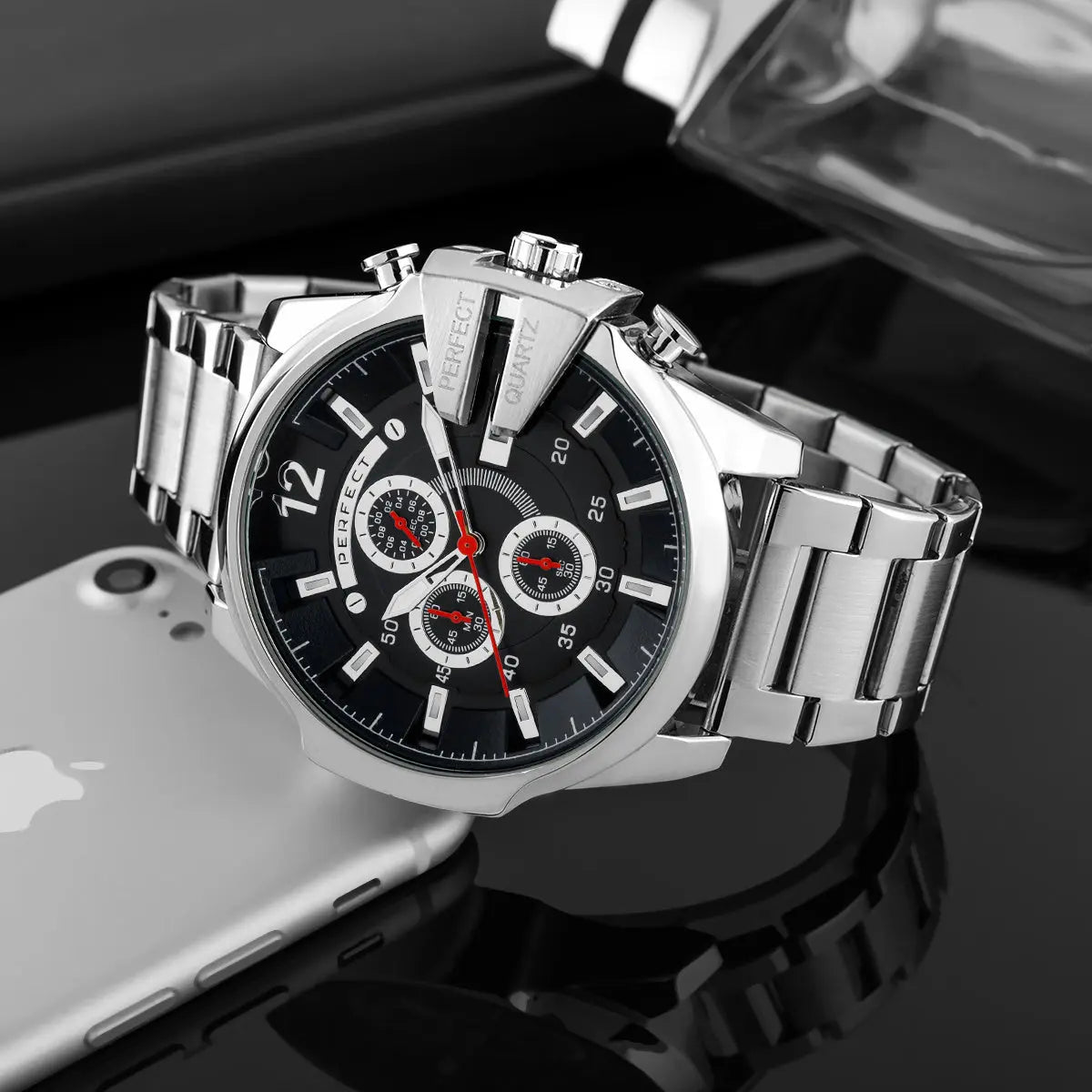 ZEGAREK MĘSKI PERFECT M513CH-03 - CHRONOGRAF (zp387c) + BOX ZEGAREK MĘSKI PERFECT M513CH-03 - CHRONOGRAF (zp387c) + BOX - Lorence 5905839016039