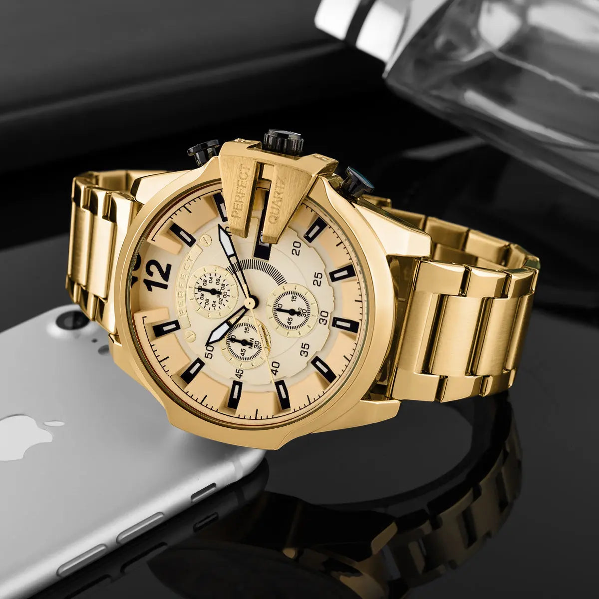 ZEGAREK MĘSKI PERFECT M513CH-05 - CHRONOGRAF (zp387d) + BOX ZEGAREK MĘSKI PERFECT M513CH-05 - CHRONOGRAF (zp387d) + BOX - Lorence 5905839016053