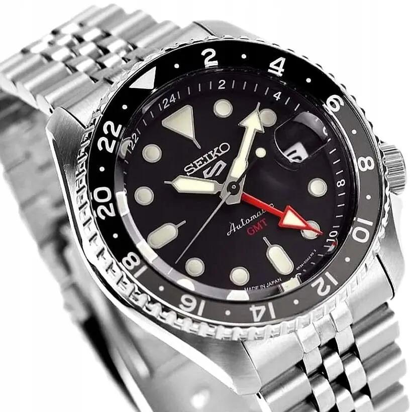 ZEGAREK MĘSKI SEIKO 5 SPORTS SSK001K1 GMT AUTOMAT WR100 + BOX ZEGAREK MĘSKI SEIKO 5 SPORTS SSK001K1 GMT AUTOMAT WR100 + BOX -  4954628247100