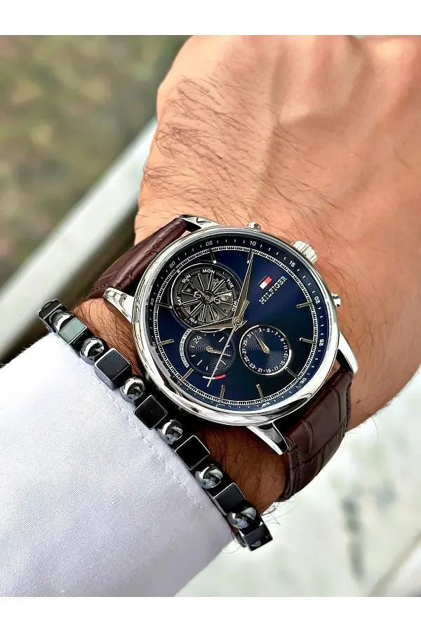 ZEGAREK MĘSKI TOMMY HILFIGER 1710629 Steward Open Heart + BOX ZEGAREK MĘSKI TOMMY HILFIGER 1710629 Steward Open Heart + BOX -  7613272588386