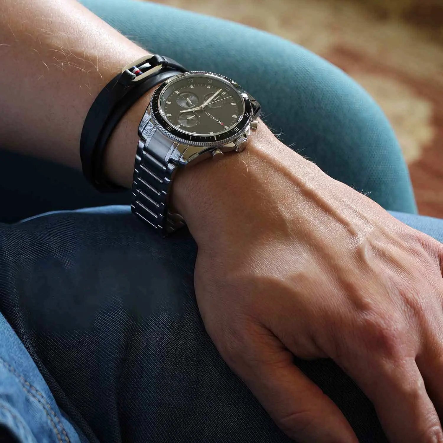 ZEGAREK MĘSKI TOMMY HILFIGER 1791835 PARKER (zf052a) + BOX-6