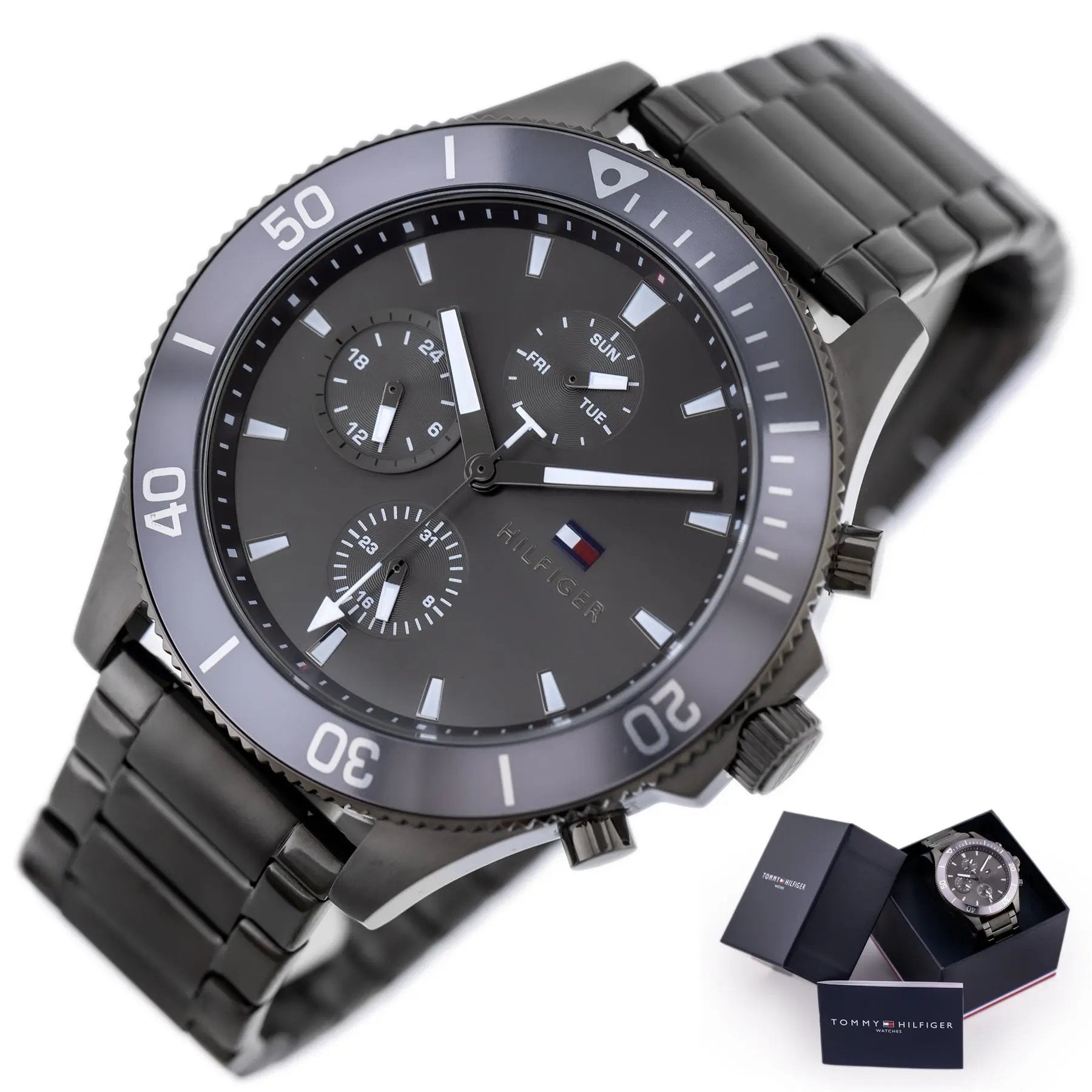 ZEGAREK MĘSKI TOMMY HILFIGER LARSON 1791918 (zf088c) ZEGAREK MĘSKI TOMMY HILFIGER LARSON 1791918 (zf088c) - Lorence 7613272443302