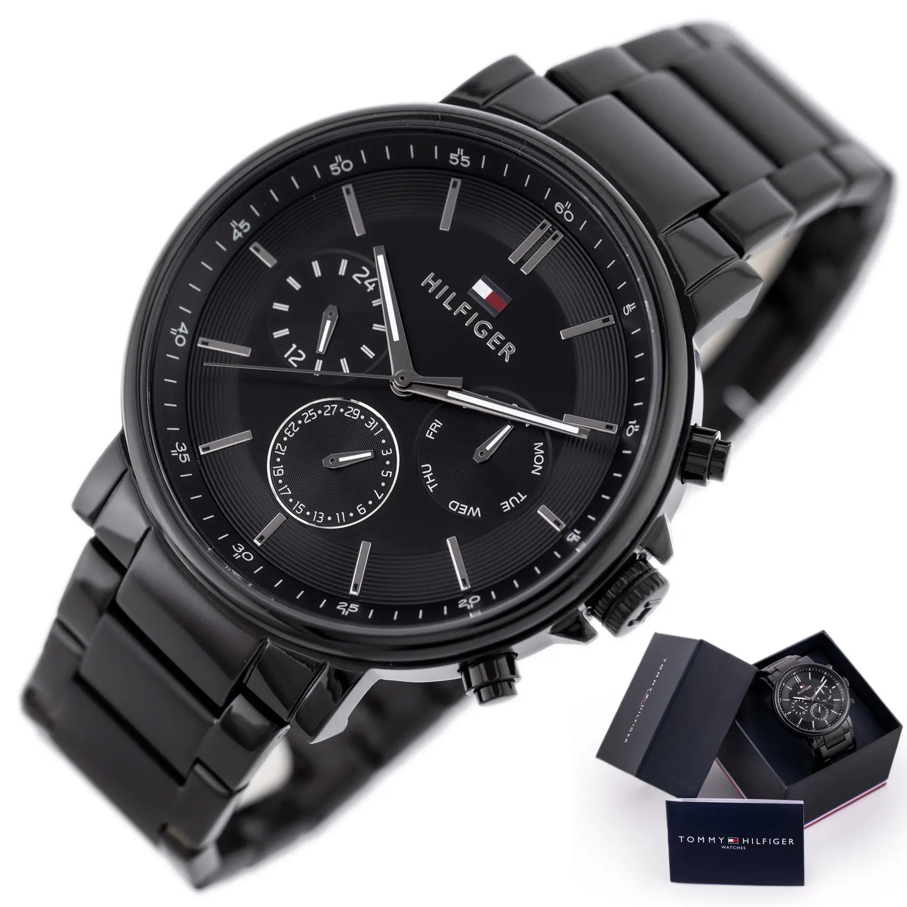 ZEGAREK MĘSKI TOMMY HILFIGER TYSON 1710590 (zf100c) + BOX ZEGAREK MĘSKI TOMMY HILFIGER TYSON 1710590 (zf100c) + BOX - Lorence 7613272544610