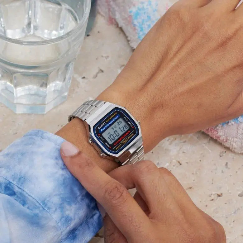 ZEGAREK UNISEX CASIO A168WA-1W - VINTAGE + BOX-9