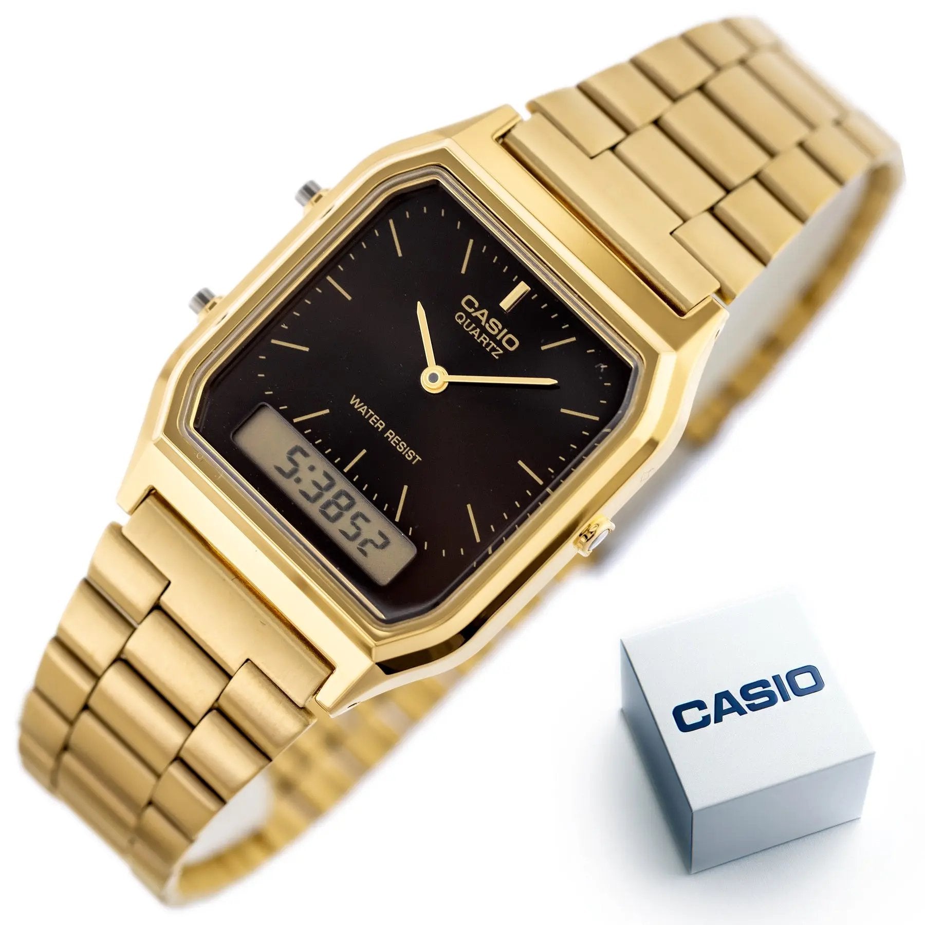 ZEGAREK UNISEX CASIO  AQ-230GA-5A Vintage Maxi + BOX ZEGAREK UNISEX CASIO  AQ-230GA-5A Vintage Maxi + BOX - Lorence 4549526394591