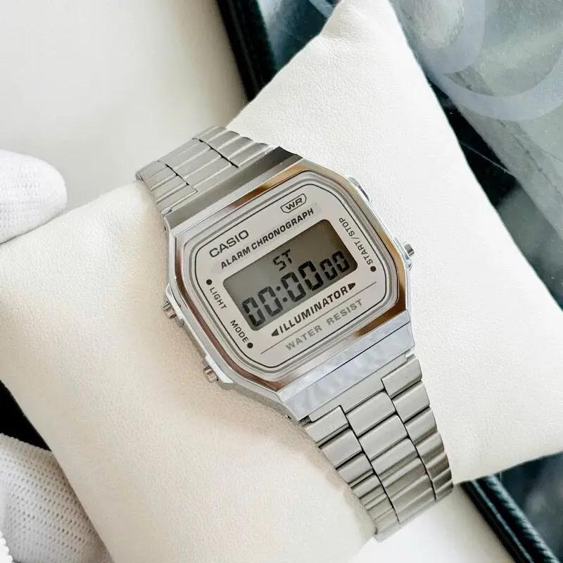 ZEGAREK UNISEX CASIO  Retro Vintage A168WA-8A + BOX (zd088g) ZEGAREK UNISEX CASIO  Retro Vintage A168WA-8A + BOX (zd088g) - Lorence 4549526362859