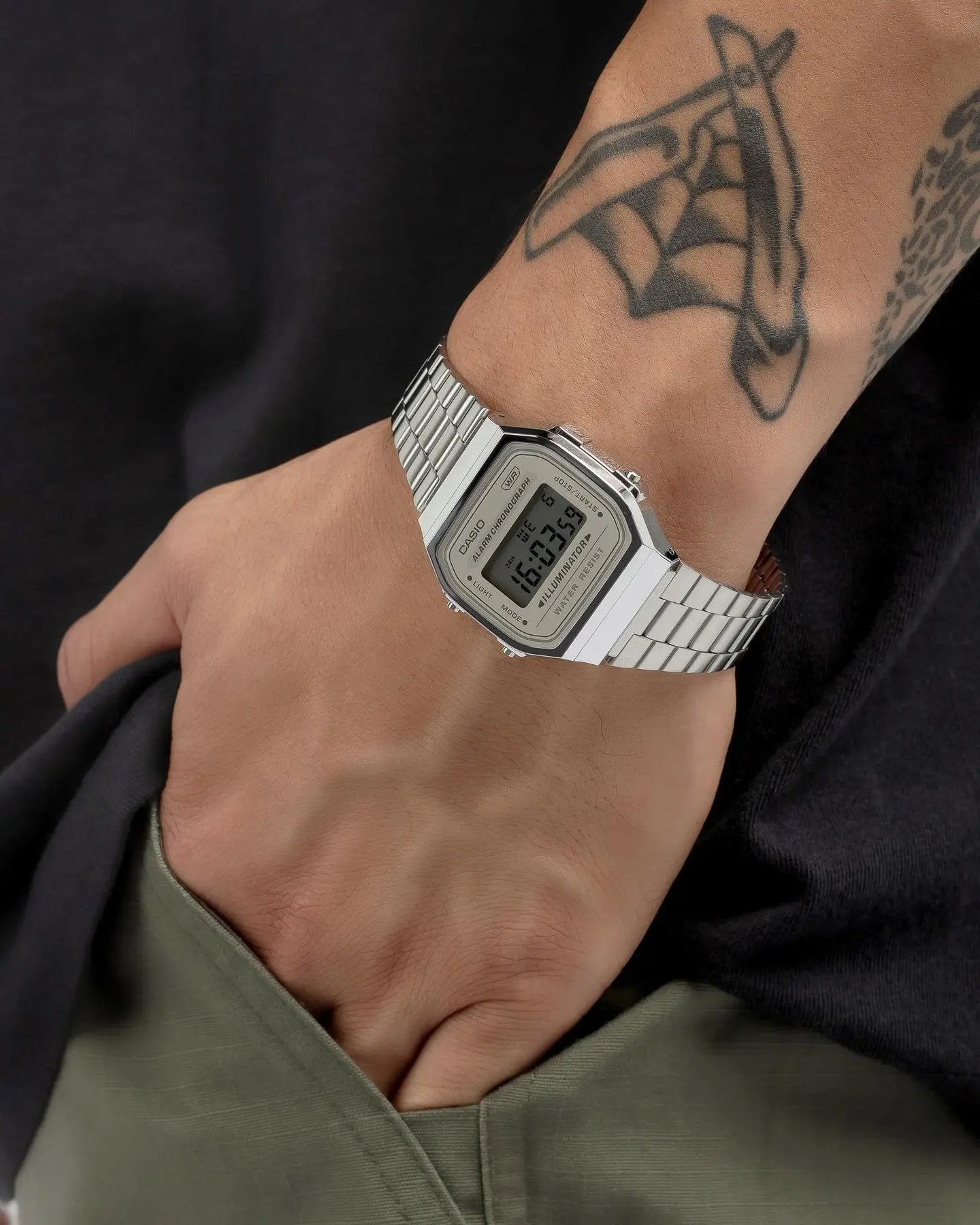 ZEGAREK UNISEX CASIO  Retro Vintage A168WA-8A + BOX (zd088g) ZEGAREK UNISEX CASIO  Retro Vintage A168WA-8A + BOX (zd088g) - Lorence 4549526362859