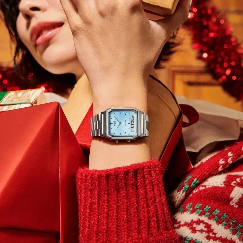ZEGAREK UNISEX CASIO Vintage  AQ-230A-2A1 + BOX ZEGAREK UNISEX CASIO Vintage  AQ-230A-2A1 + BOX - Lorence 4549526365867