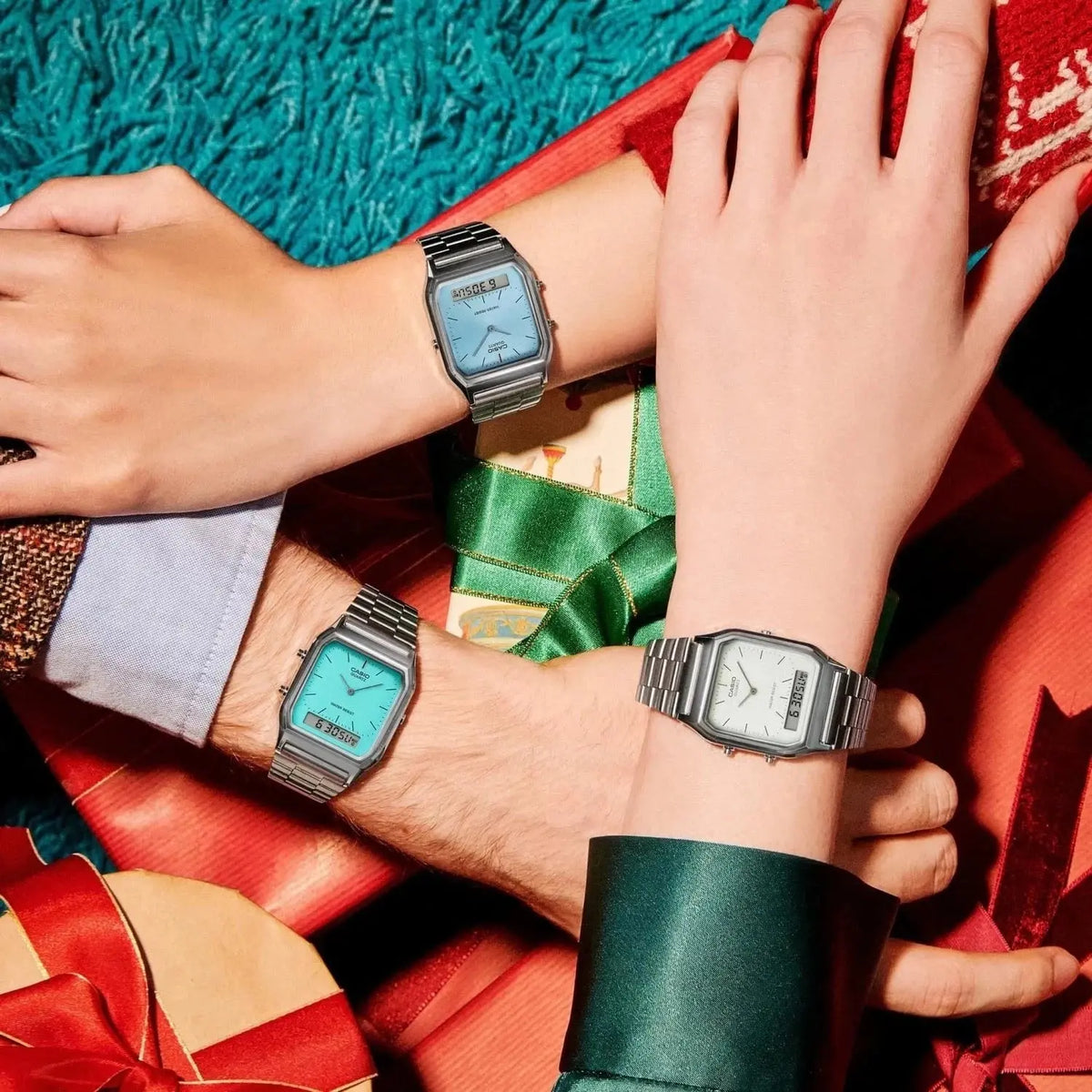 ZEGAREK UNISEX CASIO Vintage  AQ-230A-2A1 + BOX ZEGAREK UNISEX CASIO Vintage  AQ-230A-2A1 + BOX - Lorence 4549526365867